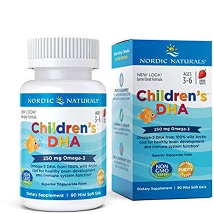 Nordic Naturals Children's DHA Omega 3 Kids DHA EPA Vitamin A