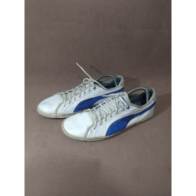 Comprimir costilla eternamente Jual Preloved Sepatu puma benecio leather white ORI Size 44 | Shopee  Indonesia