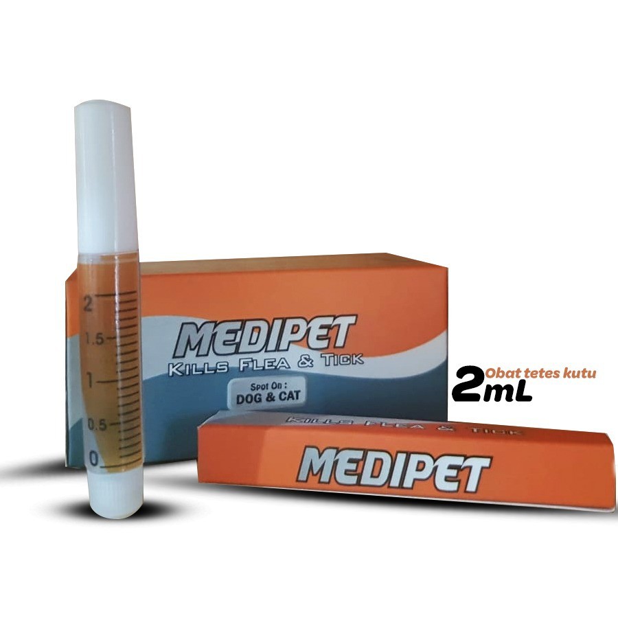 MediPet 2ml Obat Tetes Kutu Kucing Kitten Anjing Puppy