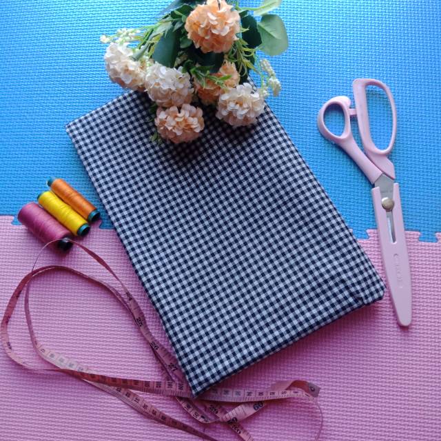 KAIN PERCA KATUN LOKAL ukuran 50*50