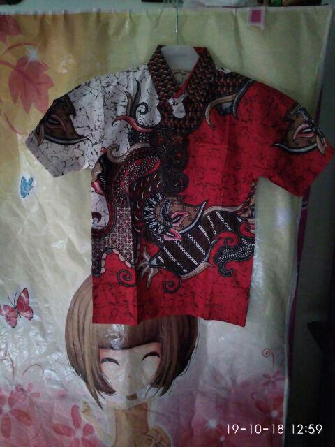 .........new Arrival Distro Batik Pria Sogan Hrb026 Batikaf Notoarto Batik Ipnu-ippnu Hem Pria Bell