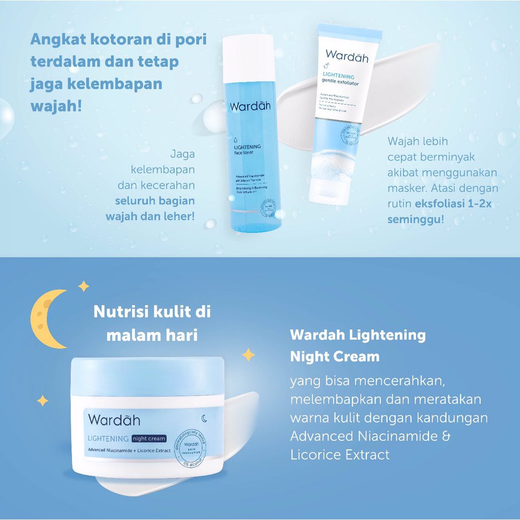 ★ BB ★ WARDAH Lightening Night Cream Jar &amp; Night Cream Tube