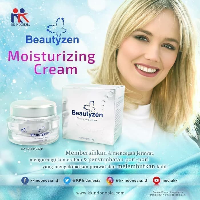 "Beautyzen Moisturizing Cream KK Indonesia ORIGINAL"
