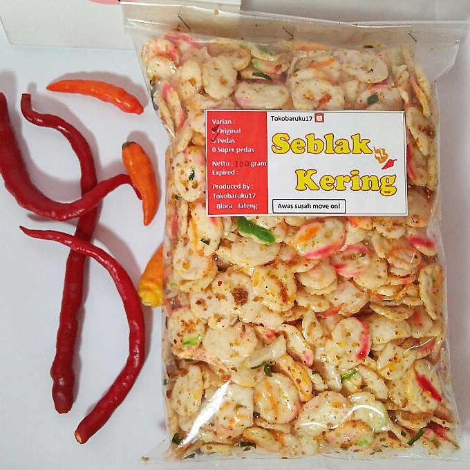 

Kerupuk Seblak Murah 180 gram Bantat Renyah Daun Jeruk Makanan Ringan Murah