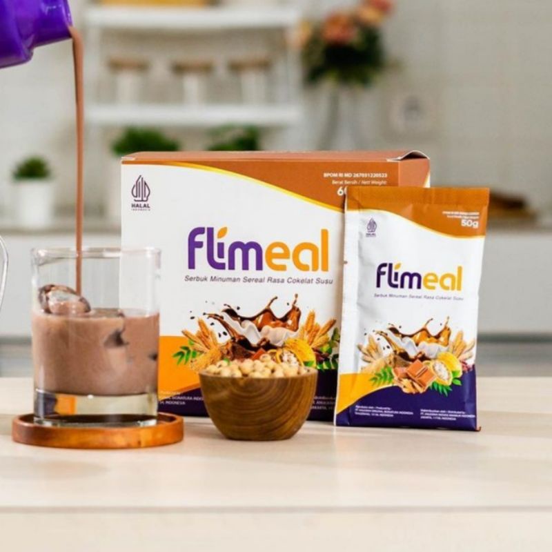 

Flimeal (Meal Replacement) 1 Box isi 12 Sachet, (Rasa Chat Admin)
