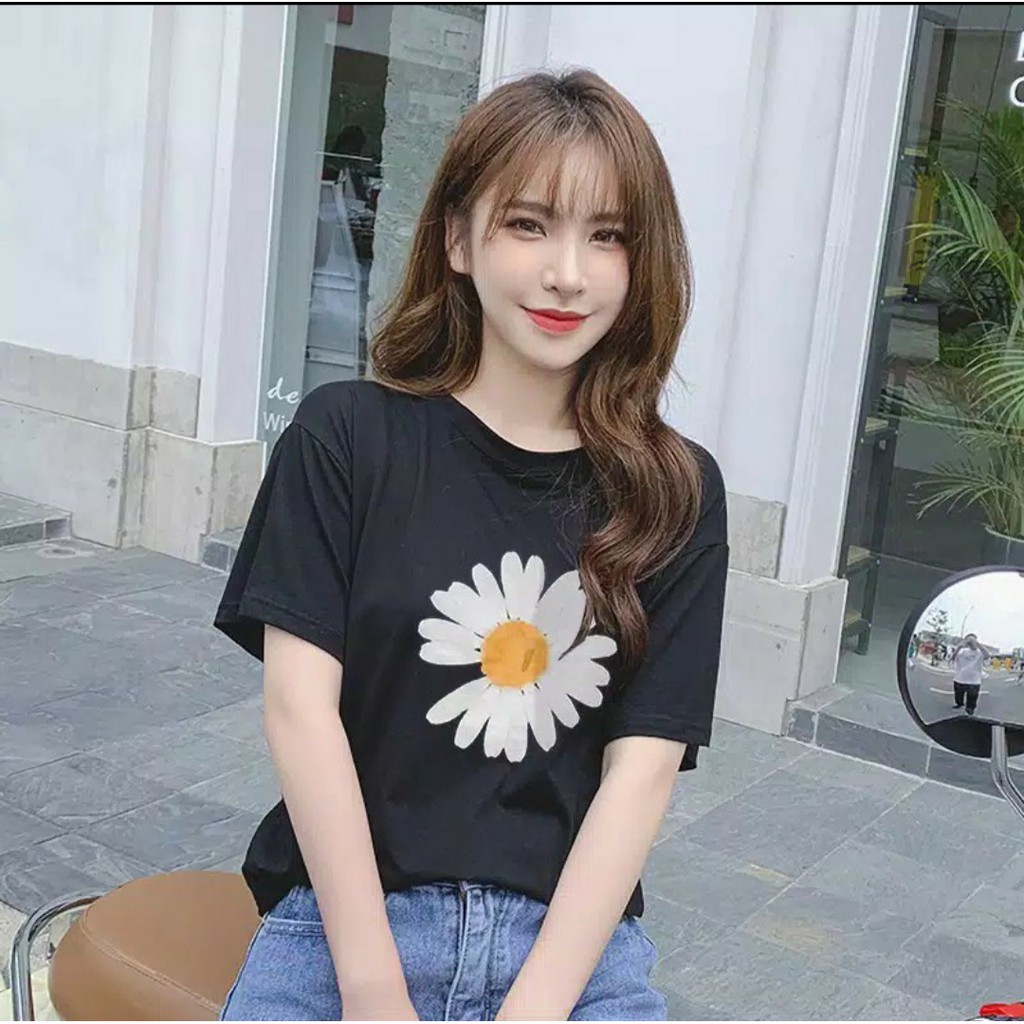 Kaos T-shirt Wanita Sunny / Sun Flower