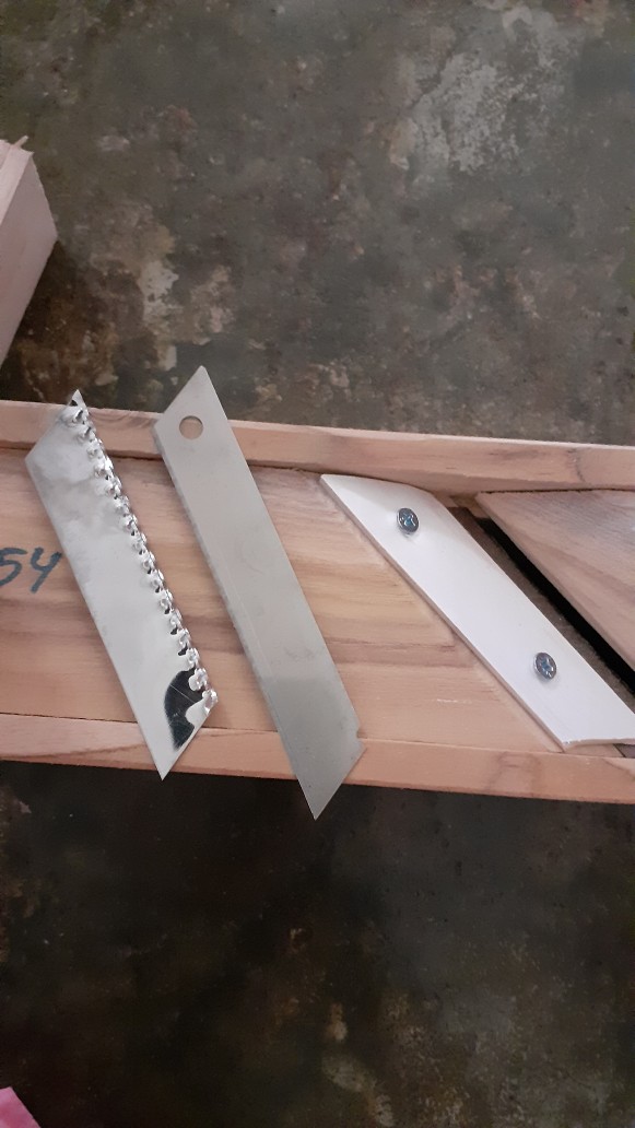 Uk Jumbo Kwalitas Terjamin Pengiris Serbaguna / Pemotong Keripik Kayu Jati Asli