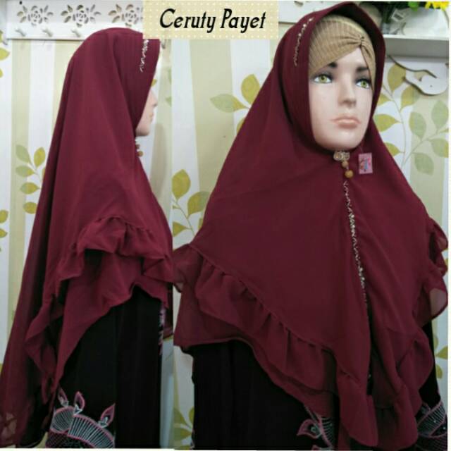 Jilbab Instan Ceruty Payet zigzag