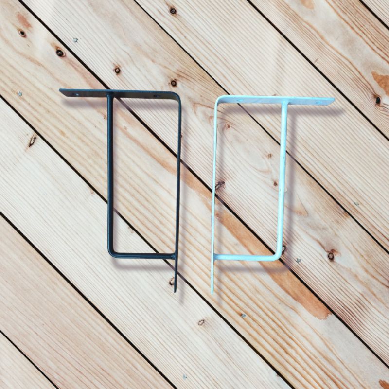 Rak besi siku penyangga tempel dinding L tebal/Siku rak dinding