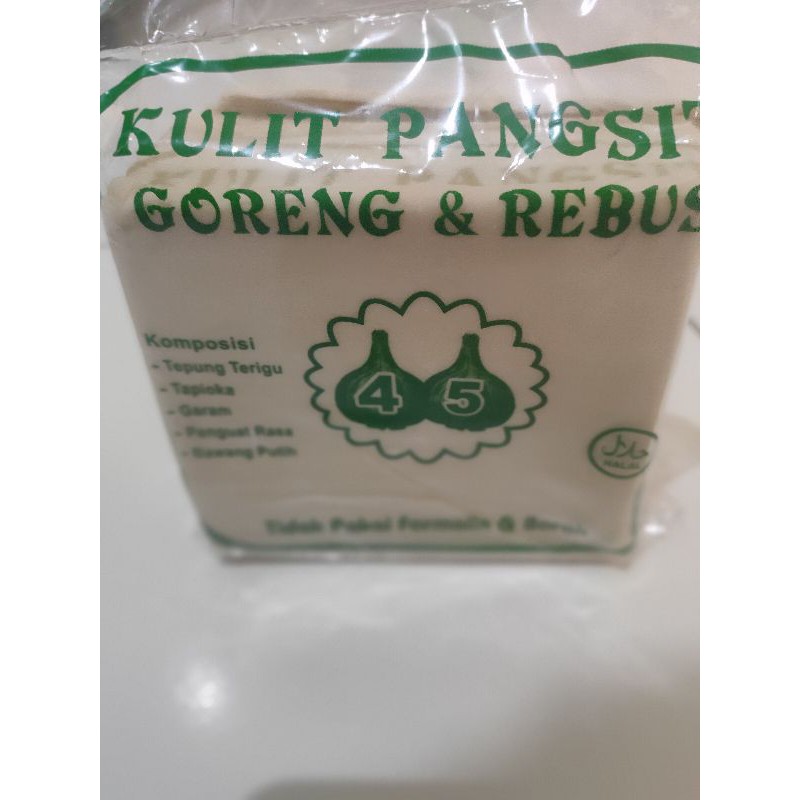 

KULIT PANGSIT goreng dan rebus