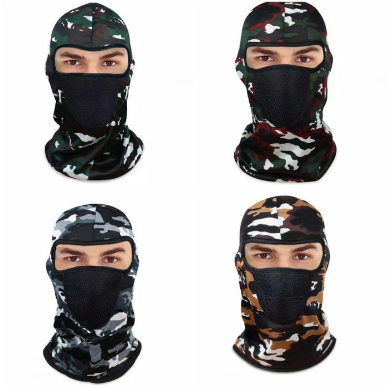 Masker Motor Ninja Motif Army