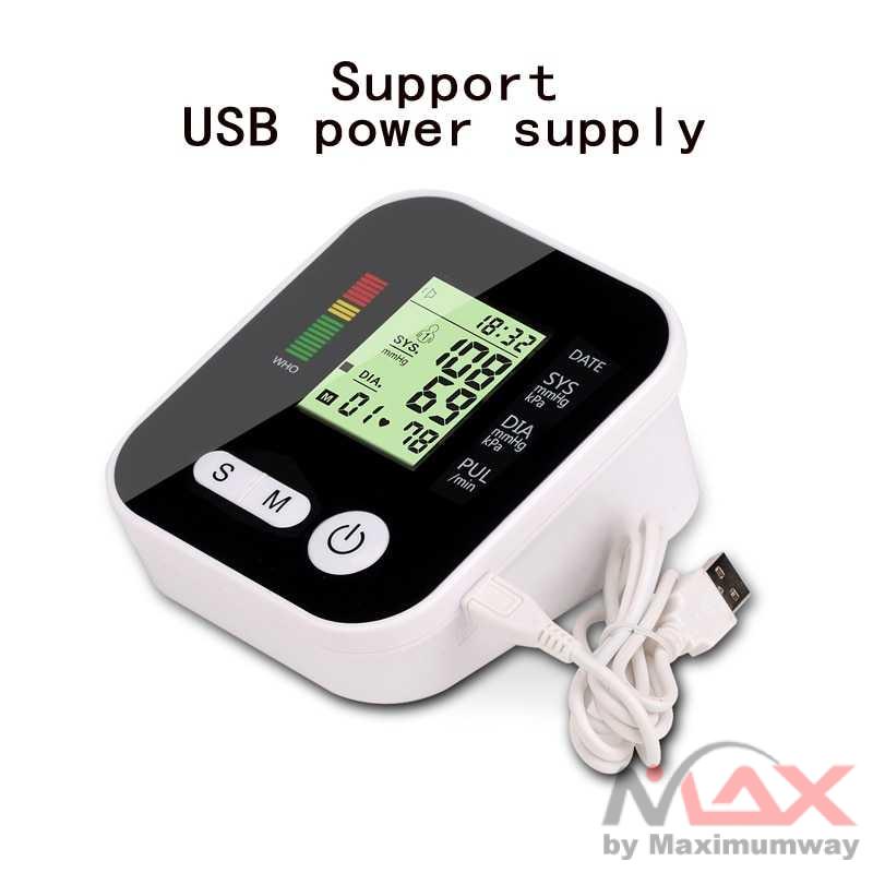 Tensimeter Digital Alat Cek Pengukur WHO Standar, Tekanan Tensi Darah Otomatis Blood Pressure Monitor TaffOmicron Pengukur Tekanan Darah Tensi Blood Pressure RAK-283 Tensimeter Digital Premium Alat Ukur Tekanan Darah - Taff Omicron