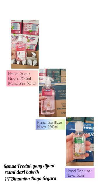 Nuvo Hand Sanitizer 250ml (varian random)