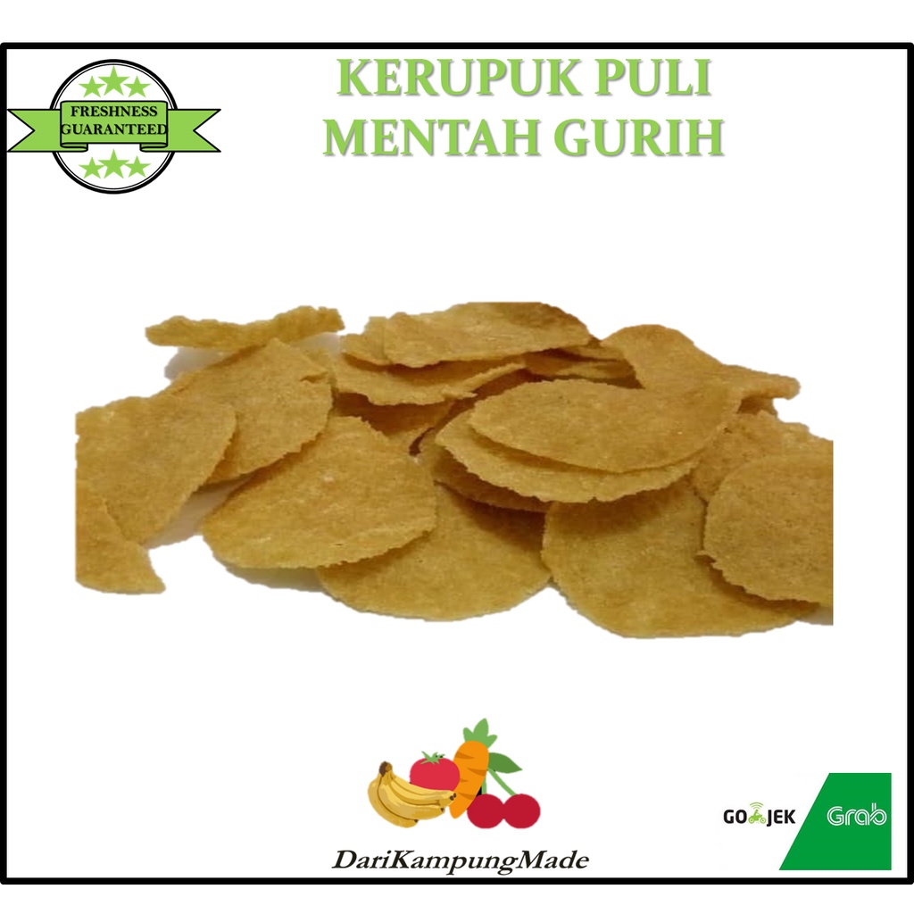 

GRAB / GOJEK ONLY / KERUPUK PULI / DIJUAL PER 250GR