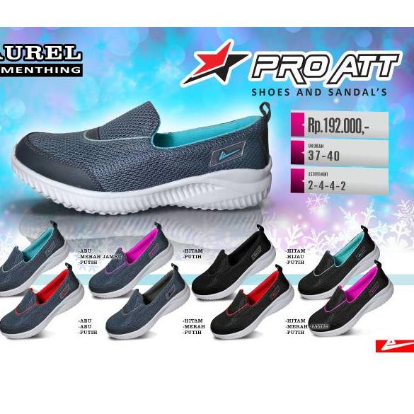 Recomended.. Sepatu Slip On Cewek Aurel Cementhing by Pro ATT