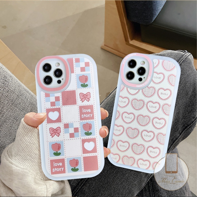 New Love Heart Fresh Flower Case Samsung A04s A04 A73 A53 A13 A30S A14 A20S A23 A04E A10s A21s A22 A52S A03S A33 A12 A03 A72 A32 A11 M23 A51 A31 A52 A20 Cute Bow Soft TPU Cover