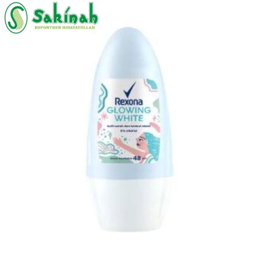 REXONA DEODORAN ROLL ON GLOWING WHITE 40ML