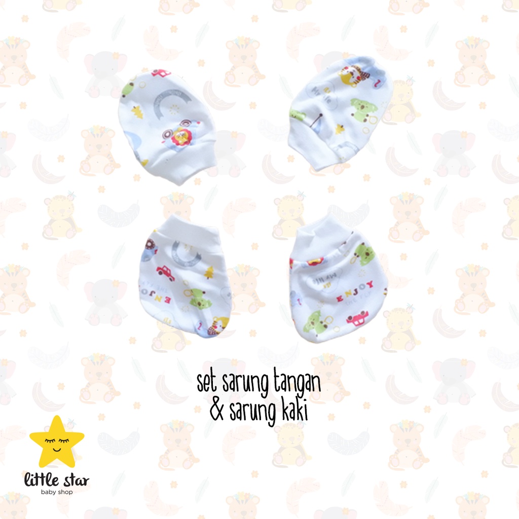 Zoko Sarung Tangan Kaki Bayi Motif