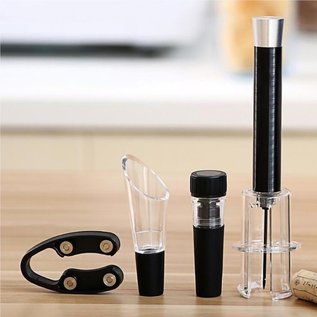 Alat Pembuka Botol Wine Kit Pelepas Gadget Dapur Profesional Sederhana Manual Cork Remover Cover Remove Tools