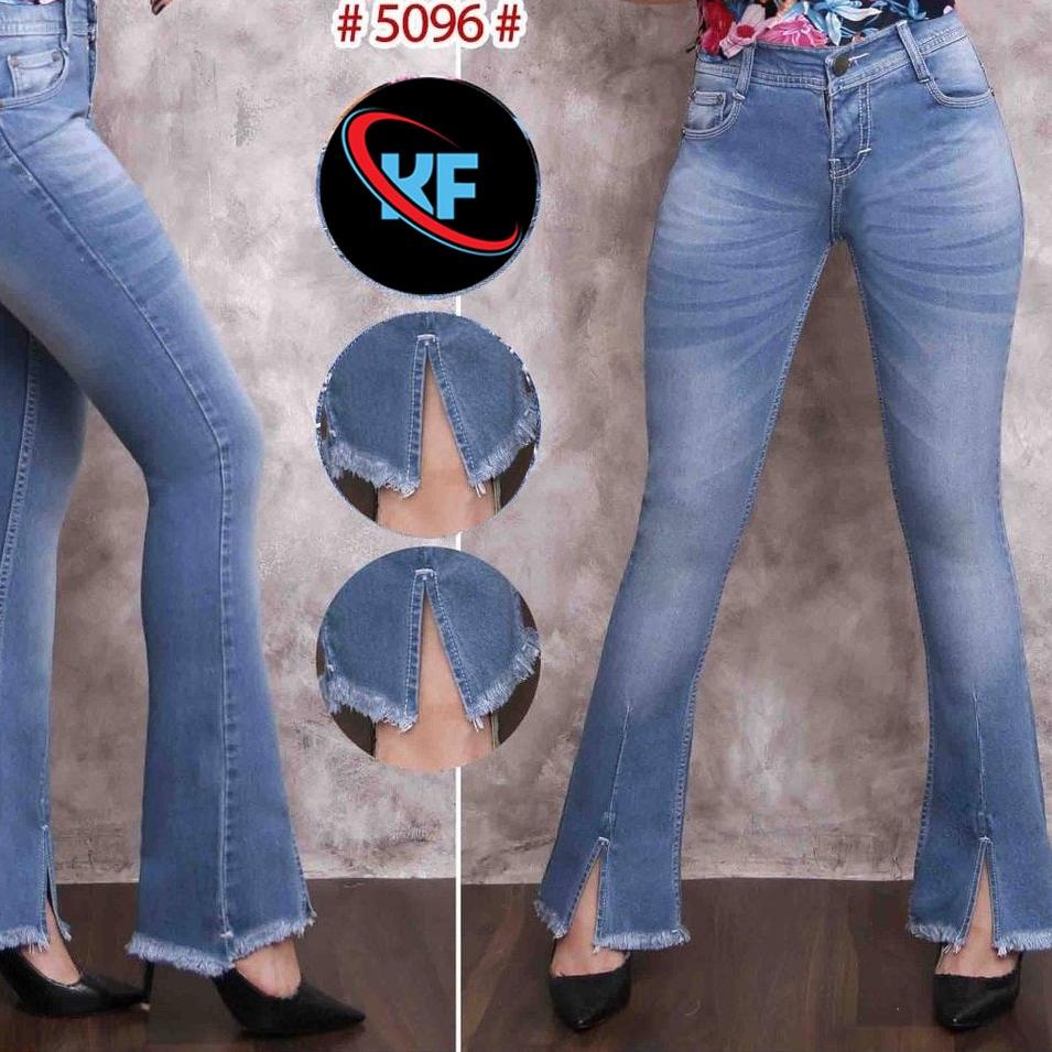 Terbaru.. MELANI JEANS CUTBRAY RAWIS BELAH DEPAN (PREMIUM)