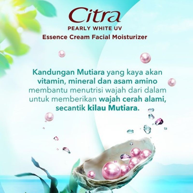 Citra Face Cream Moisturizer Pelembab Wajah Pearly White 40gr