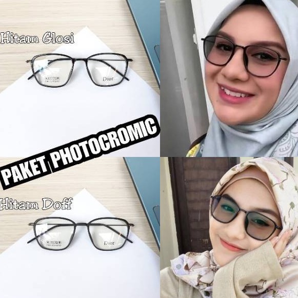 Frame kacamata minus photocromic ( paket kacamata minus / photocromic ) kode 2189 Termurah