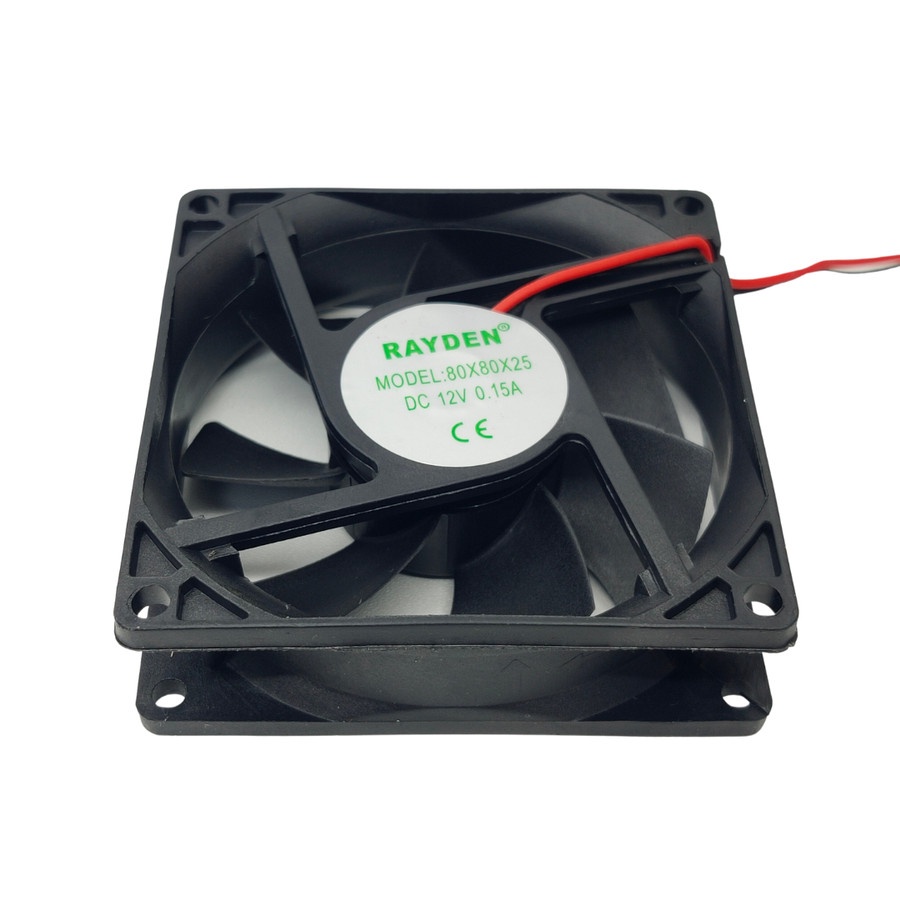 Kipas Pendingin Rayden 12cm 12V Cooling Fan DC 12 Volt 12 x 12 x 2.5 cm