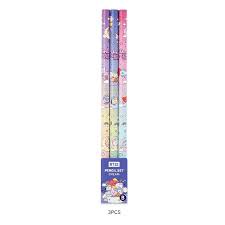 

BT21 PENCIL SET _3PCS I Pensil BT21 I Pensil lucu BT21 I Koleksi BT21