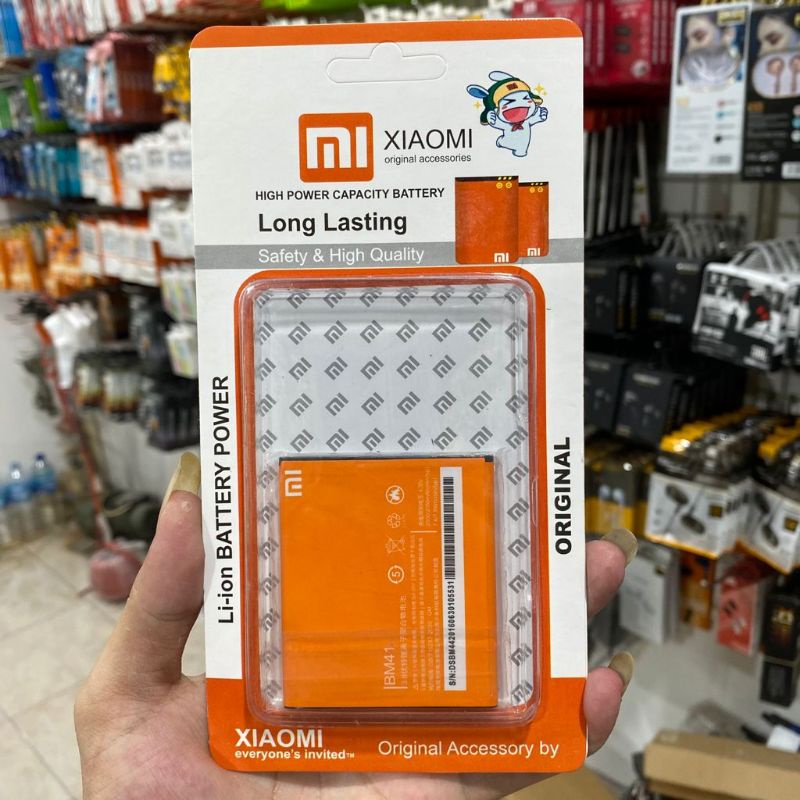 Batre Baterai Battery Xiaomi BM41 BM44 Redmi 1S Redmi 2 2S Prime/Batt Baterai Batteri XIAOMI BM41 Redmi 1 / 1S / Redmi 2 / 2S Original