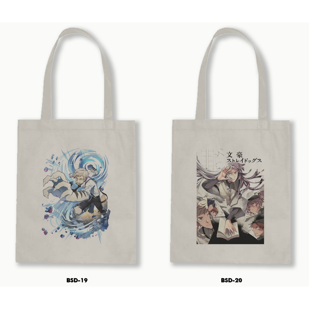 TOTE BAG RESLETING - BUNGOU STRAY DOGS / ANIME / MANGA 01