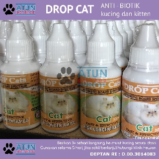  Obat  Kucing Luka  Infeksi  Demam Antibiotik Drop Cat Atau 