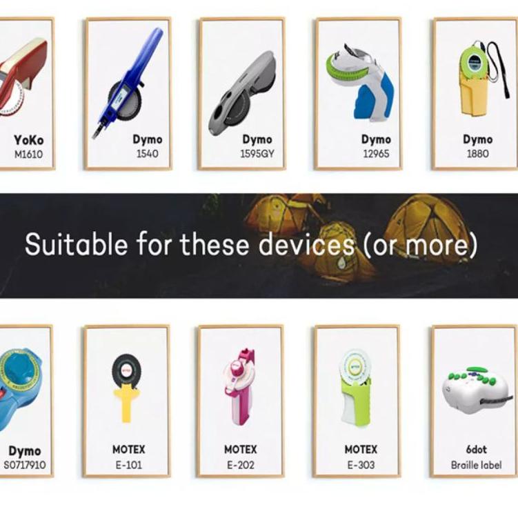 

[KODE 7NADC] REFILL TAPE LABEL MAKER EMBOSS MERK CIDY 3mx9mm - SPECIAL COLOR (grosir)