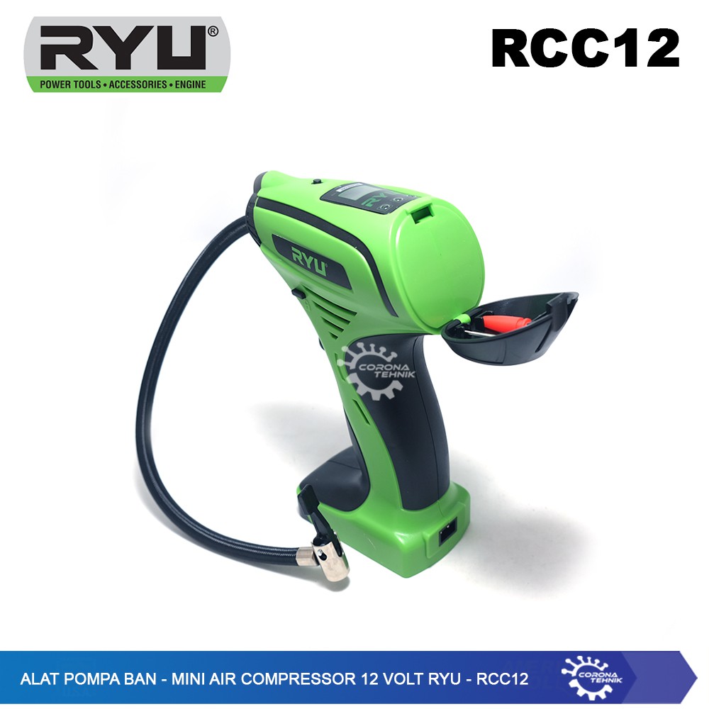 RCC12 - Alat Pompa Ban - Mini Air Compressor 12 Volt Ryu