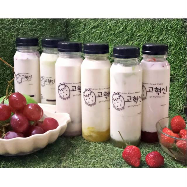 

Korean real fruit fresh milk