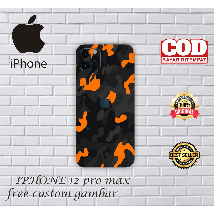 GARSKIN/STICKER HANDPHONE IPHONE 12 PRO MAX CUSTOM