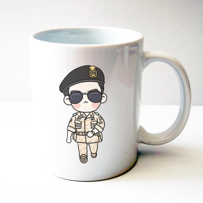 Gelas Mug Indonesia - Tentara - Hadiah / Kado - By Crion