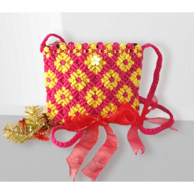 Tas slempang tali kur cantik