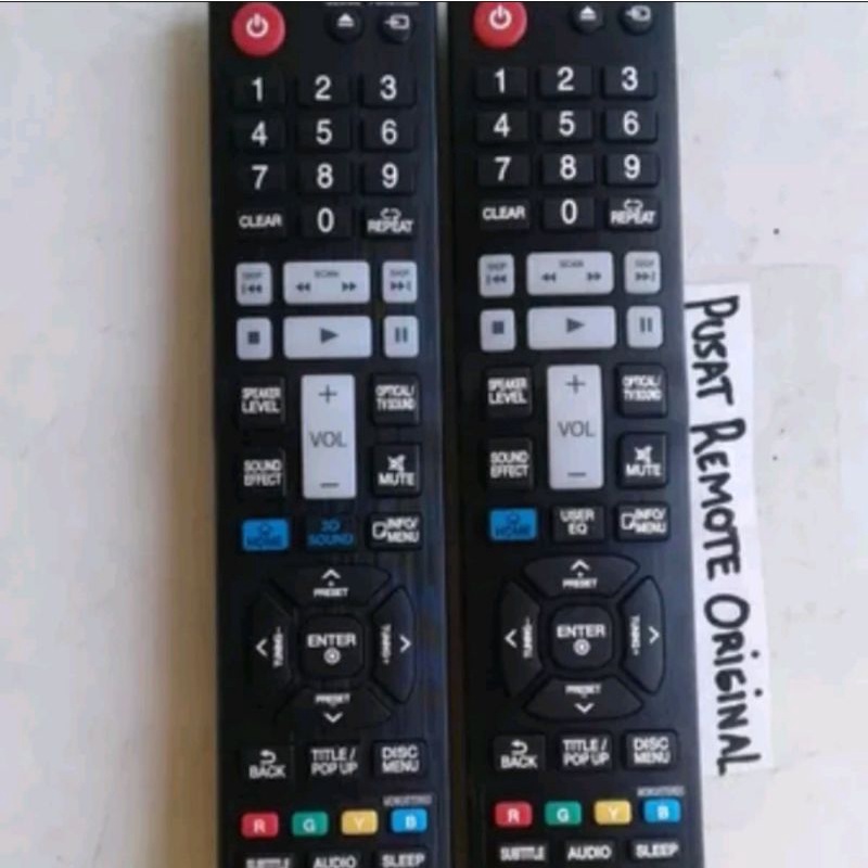 REMOTE REMOT DVD HOME THEATER LG ORIGINAL ASLI