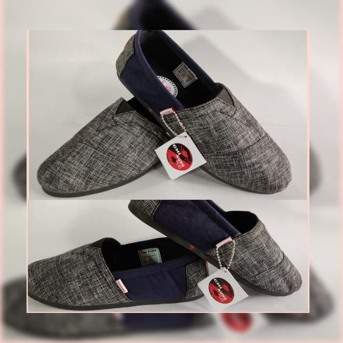 Mirip sepatu wakai   toms  sepatu slip on CHI KUNG ORIGINAL flat 02 Berkualitas