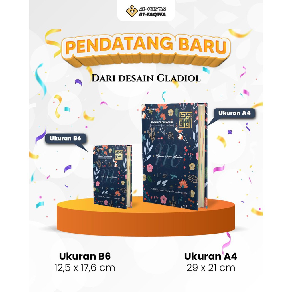 

AL QURAN ATTAQWA TERJEMAHAN PERKATA HAFALAN UKURAN B6 A5 A4