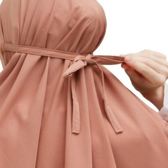 ✾ Bergo Maryam Tali Wolfis Tebal Jumbo XL/Hijab Instan/Premium// ➲