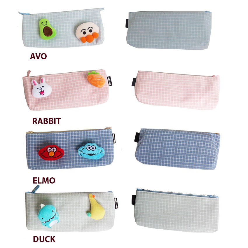 Skoola Tempat Pensil Pin Rabbit Duck 2853 Smiggle Alike