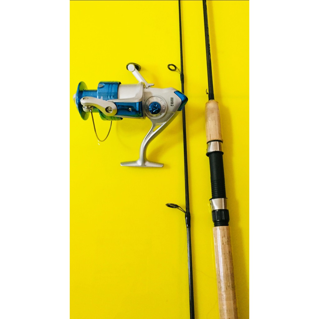Set pancing reel cx 6000 chihiro dan joran/1 set alat pancing