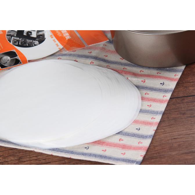 

24Cm| Kertas Roti Lingkaran, Kertas Roti Serba Guna Kertas Bolu Bulat