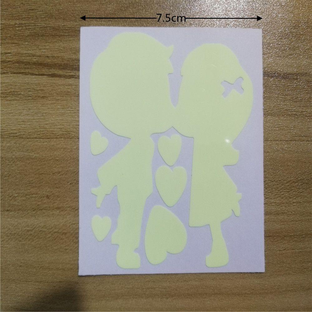 R-flower Switch Luminous Stiker Removable PVC Perekat Diri Spider Pasangan Babi Tokek Glow In The Dark