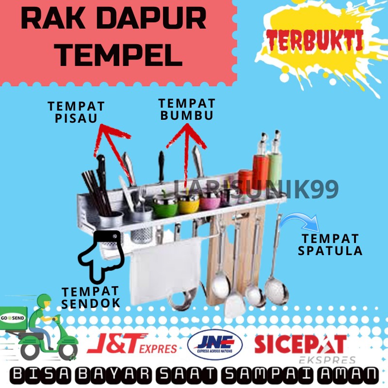  Bisa Bayar Di Tempat Terlaris Rak Tempat Peralatan Dapur  