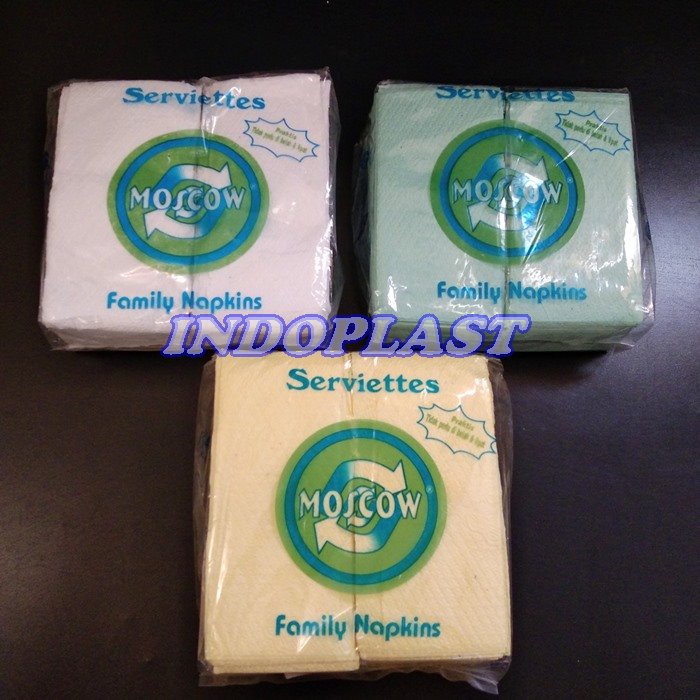 Tissue/Tisu Napkin Moscow BDL Putih & Warna