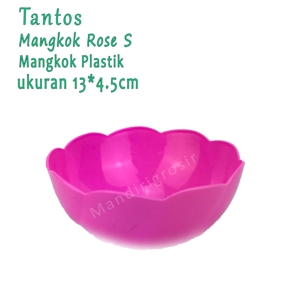 Mangkok bentuk bunga * Mangkok Rose S * Pink *5154