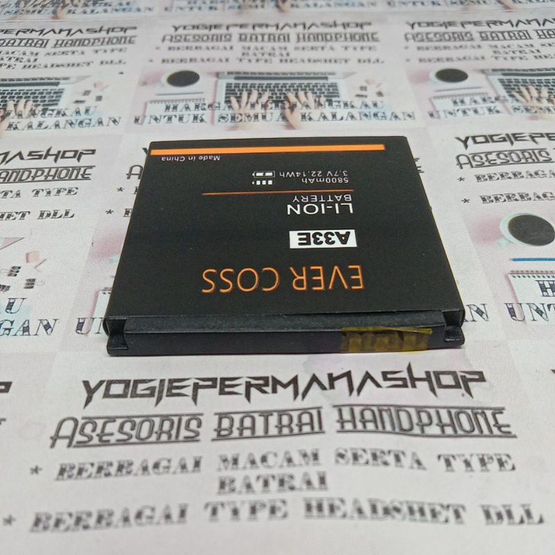 BATRE BATREI BATERAI BATTERY EVERCOSS A33E E60 ORI99 (5800 mAh) ORIGINAL BATERAI HANDPHONE