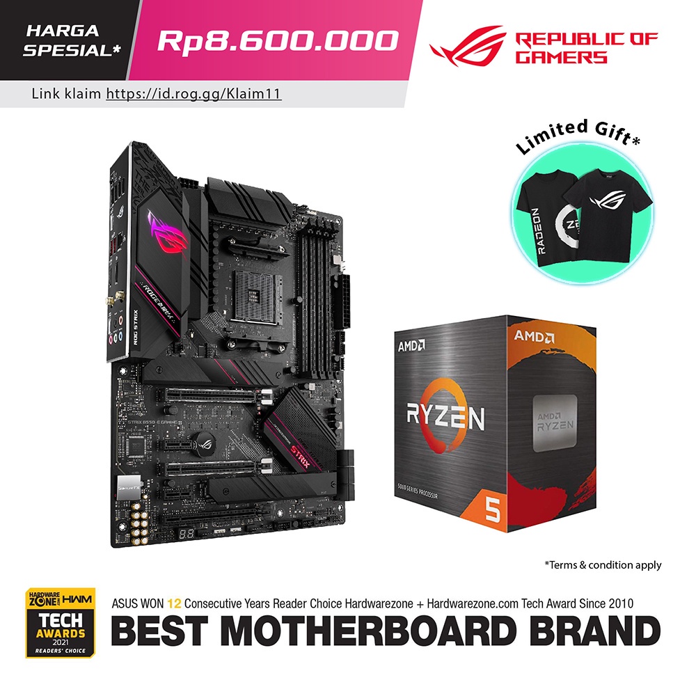 rog strix b550 e gaming   ryzen 5 5600g bundle set